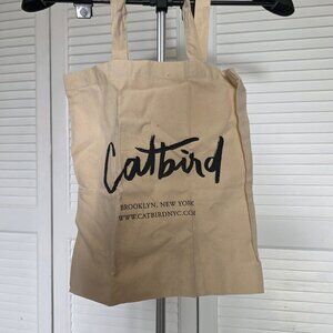 Catbird Canvas Tote ~2014